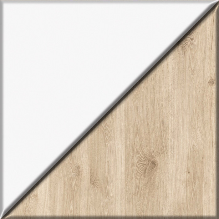 Эйп Детская № 1, цвет белый/дуб белый, сп. м. 800х1600 мм., б/м, основание есть, максимальная нагрузка 80 кг., рекомендуемая высота матраса 120 мм.