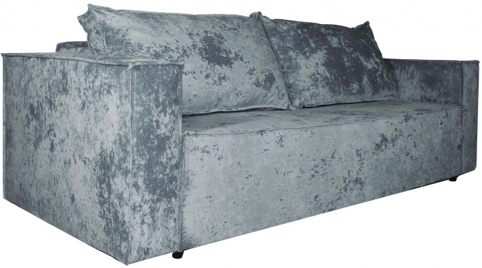 Диван-кровать Лофт Люкс Плюш, еврокнижка, независимый пружинный блок,140х195, серый