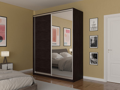 Шкаф-купе Лаурус 2 Венге 120х45х220 см