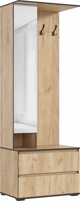 Норд Прихожая, композиция №2, Дуб крафт/Дуб крафт