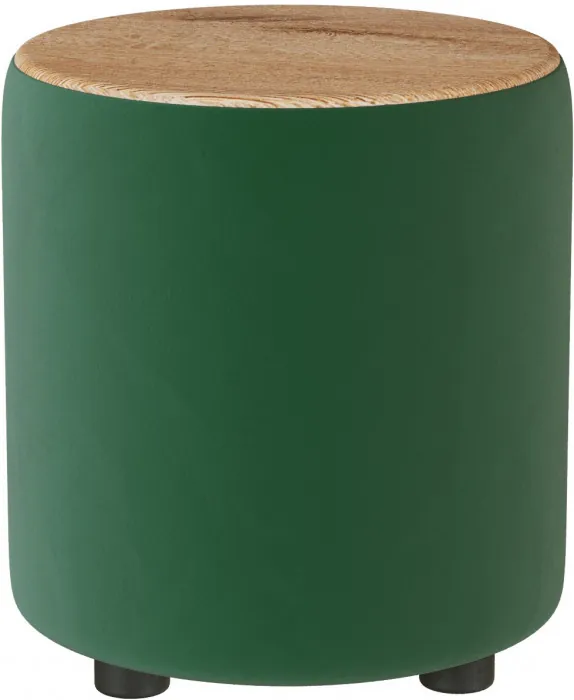 Пуф Пай, изумруд/мдф дуб канадский