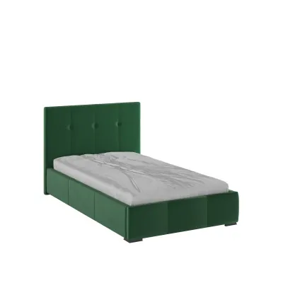 Рио Кровать интерьерная 120 изумруд квадрат, ПМ