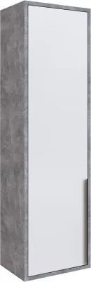 Малави Шкаф навесной закрытый МШЗ ателье светлое/белый глянец