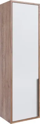 Малави Шкаф навесной закрытый МШЗ дуб крафт табачный/белый глянец