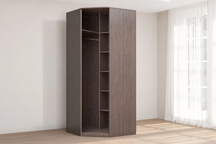 Кэт-4 Шкаф угловой /Зеркало, венге