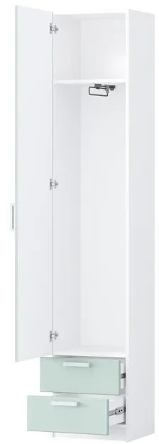 Юниор-7 МДФ ДЮ-07 Шкаф с вешалкой