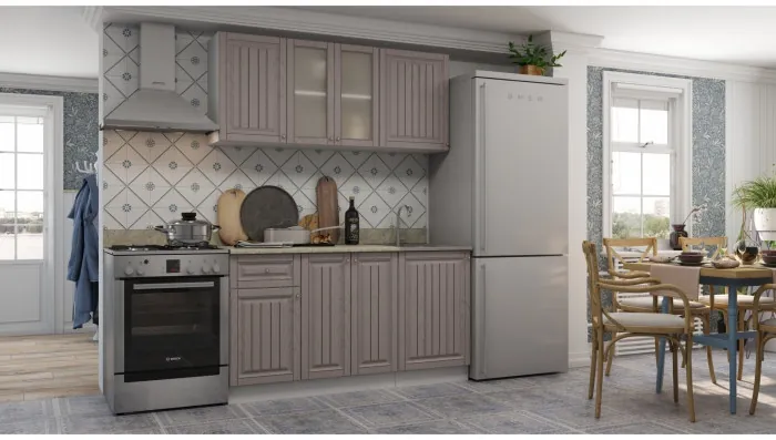 Кухня МДФ Хозяюшка 1500, Мускат