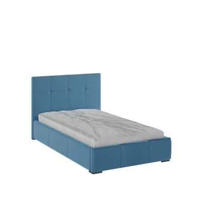 Рио Кровать интерьерная 120 светло-голубой квадрат, ортопед