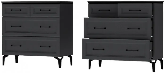 Модульный Кабинет Шарм, набор 3, Антрацит