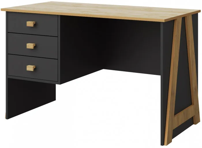 Модульный кабинет "Скандинавия" - Антрацит/Дуб наварра