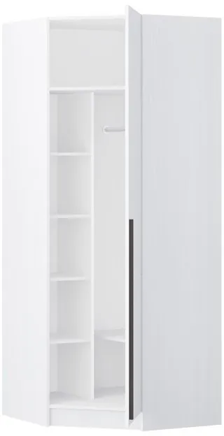 Шкаф Бастион ЛДСП угловой (Белый древесный)