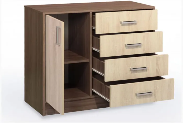 Комод К800-1Д, Ясень шимо