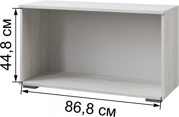 Ливорно Тумба ЛТ-31 ясень анкор светлый патина серебро