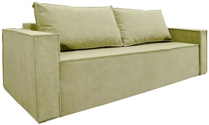 Диван-еврокнижка Амстердам 140, рогожка коричневая