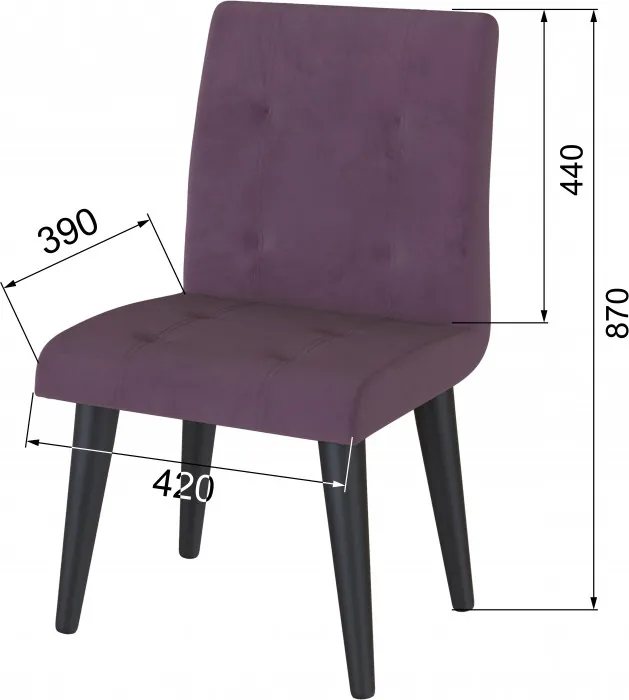 Стул Лилу винный