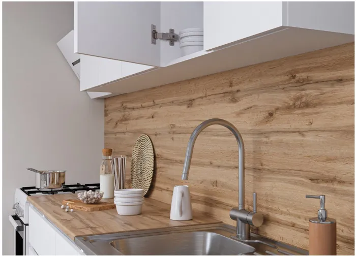 Кухонный гарнитур ЛДСП Мори 2000, Белый