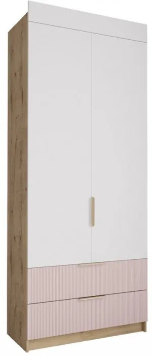 Модульная детская Лавис, композиция 6, Белый/Белый софт / Грей софт