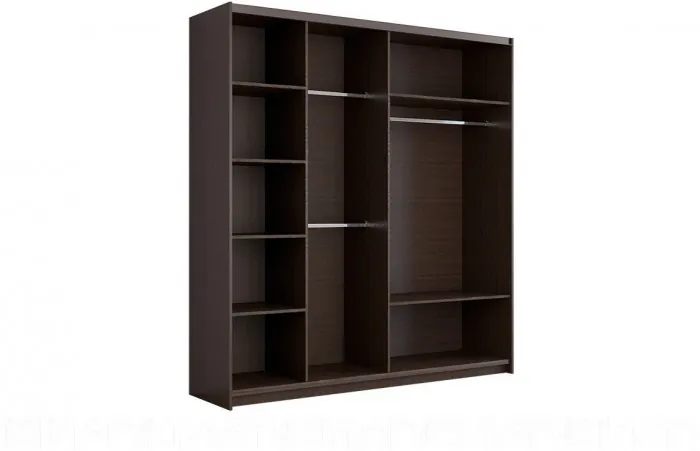 Шкаф-купе Иннэс-5 2000 Ф3/Ф3, Белый глянец