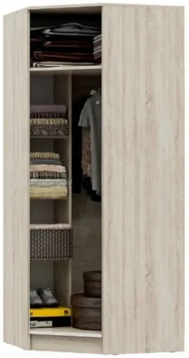 С/Г Мартина Шкаф угловой для одежды (Венге / Белый)