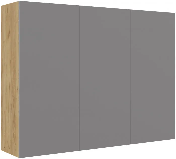 Кабинет Бостон, композиция 4, крафт золотой/серый шифер