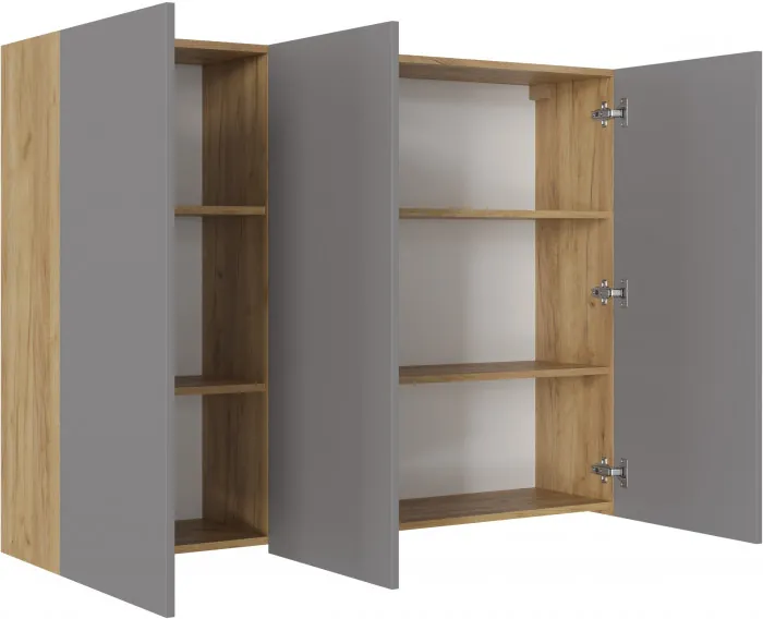 Кабинет Бостон, композиция 4, крафт золотой/серый шифер