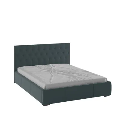 Октавия Кровать интерьерная 160 серый ромб, ортопед