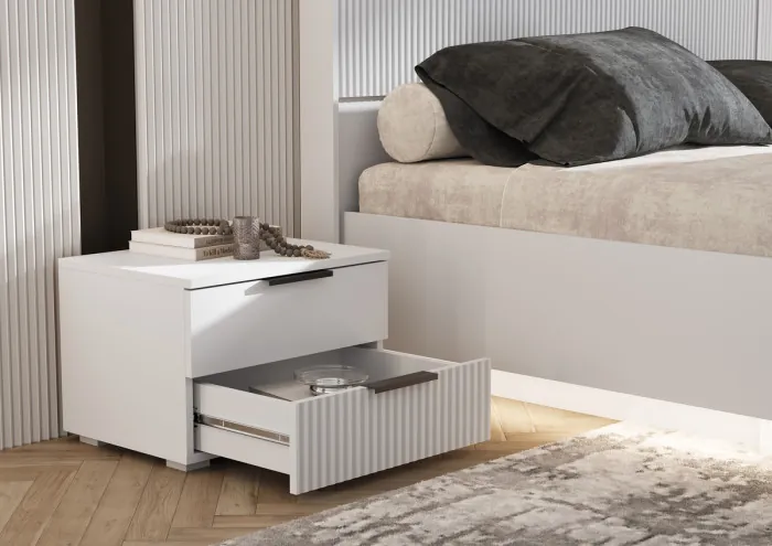 Модульная спальня Марвэл, Белый/Браш вайт