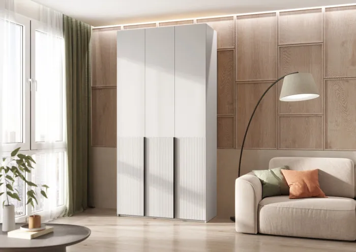 Модульная спальня Марвэл, Белый/Браш вайт