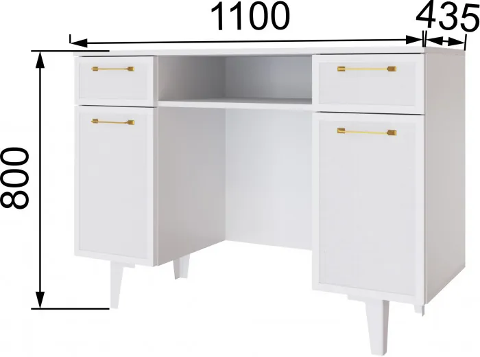 Толедо Стол косметический ТС-20 белый