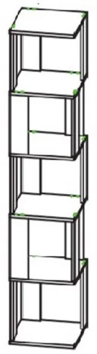 Стеллаж Бодега светлый