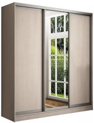 Шкаф-купе Тринити 6 NEW 2000 (Сандал светлый)