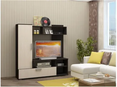 Гостиная Мини ЛДСП (Венге / дуб беленый)