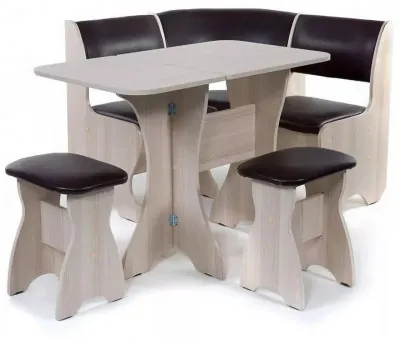 Кухонный набор Тюльпан-мини ясень светлый/умбер