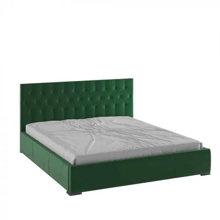 Октавия Кровать интерьерная 180 изумруд ромб, ПМ