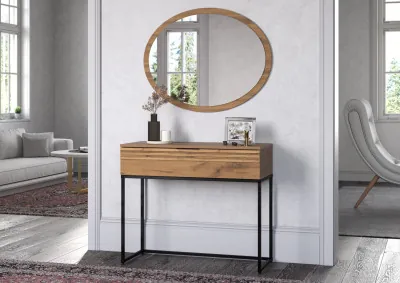 Туалетный столик + Зеркало Нао, Дуб вотан