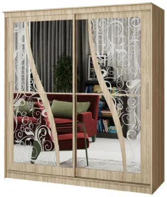 Шкаф-купе Элегант 2 2000 (Дуб Сонома)