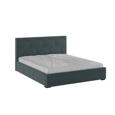 Манука Кровать интерьерная 160 серый, ПМ