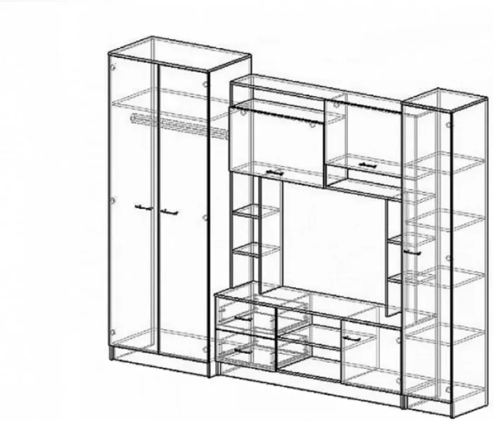 Гостиная Марта-11, Белый