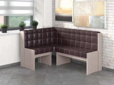 Угловая скамья Квадро Бодега/Умбер