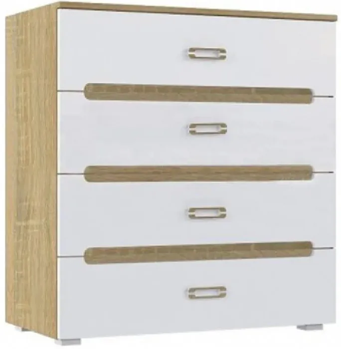 Ким Комод (Венге / Белый глянец)