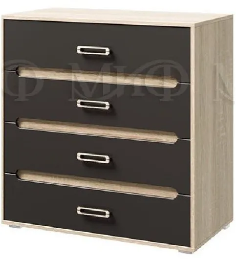 Ким Комод (Венге / Белый глянец)