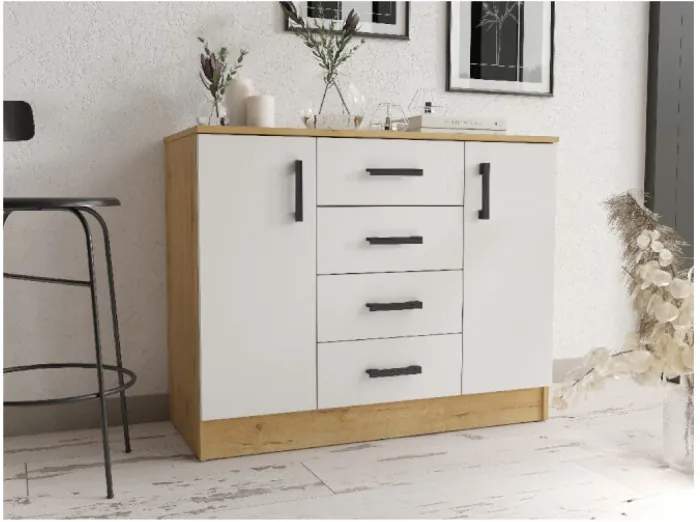 Комод К1000-2Д, Венге/лоредо