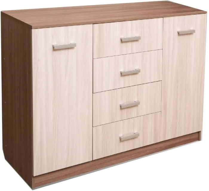 Комод К1000-2Д, Венге/лоредо