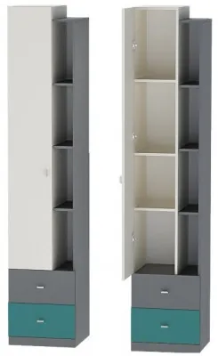 Клео П-1 Пенал (Графит/Миндаль/Океан)