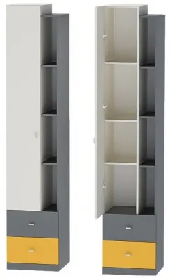 Клео П-1 Пенал (Графит/Миндаль/Солнечный)