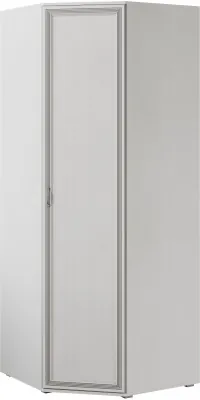 Ливорно Шкаф угловой ЛШ-25 ясень анкор светлый патина серебро