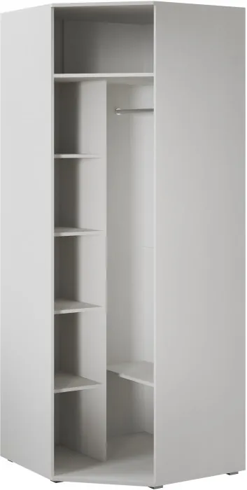 Ливорно Шкаф угловой ЛШ-25 ясень анкор светлый патина серебро