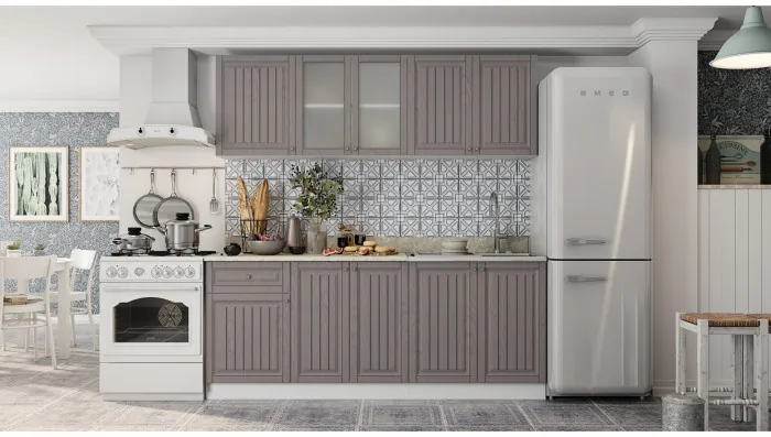 Кухня МДФ Хозяюшка 2000, Фисташка