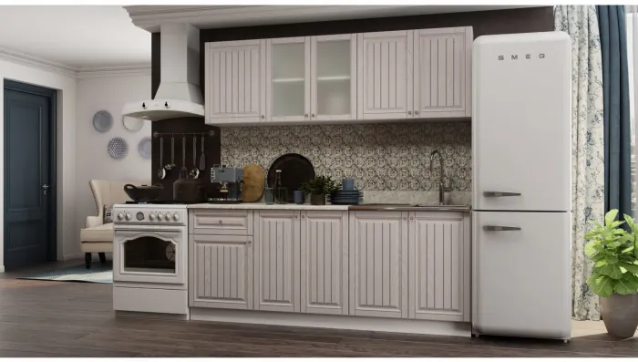 Кухня МДФ Хозяюшка 2000, Фисташка