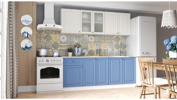 Кухня МДФ Хозяюшка 2000, Фисташка